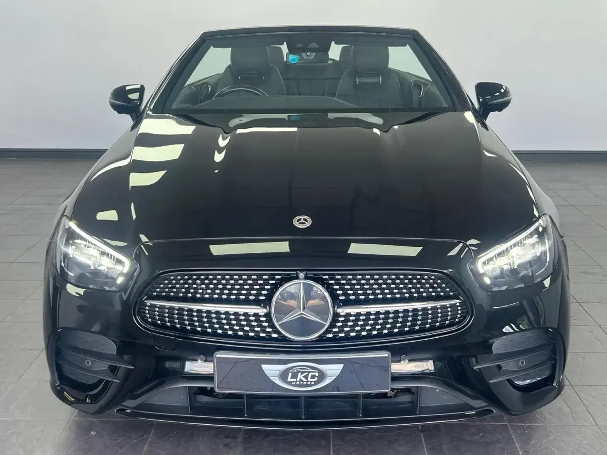 Used Mercedes E300 AMG line 2022 Black Cabriolet