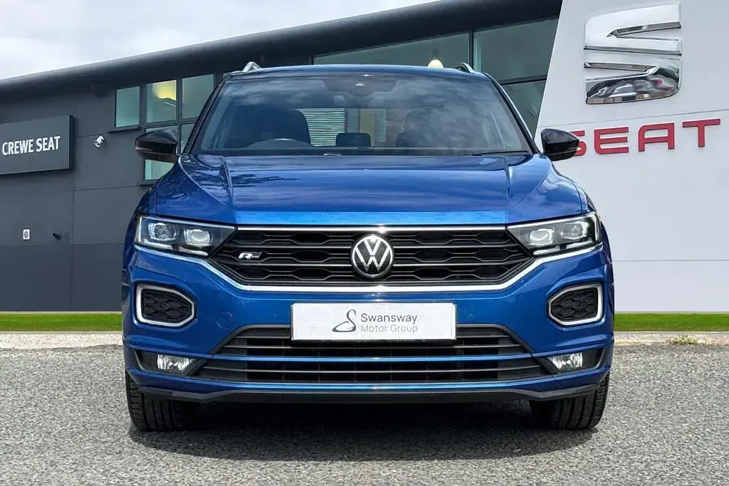 Used VW T-Roc R-line 150 HP (110 kW) 2022 Blue SUV