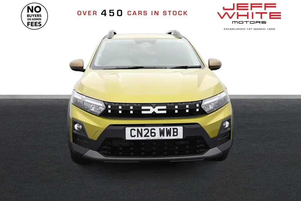 New Dacia Sandero Extreme 2026 Yellow Hatchback