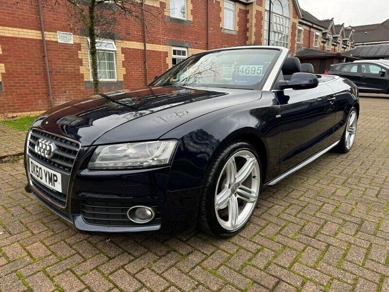 Blue Used 2010 Audi A5 Cabriolet S-Line Cabriolet | £4,695 (Fair price) - Image 1/4