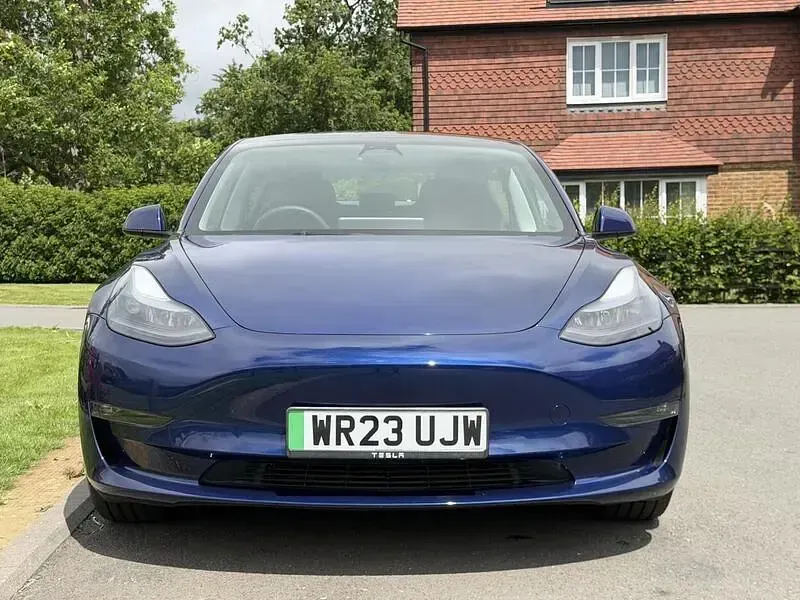 Used Tesla Model 3 Long Range RWD 77 kW (106 HP) 2023 Blue Sedan