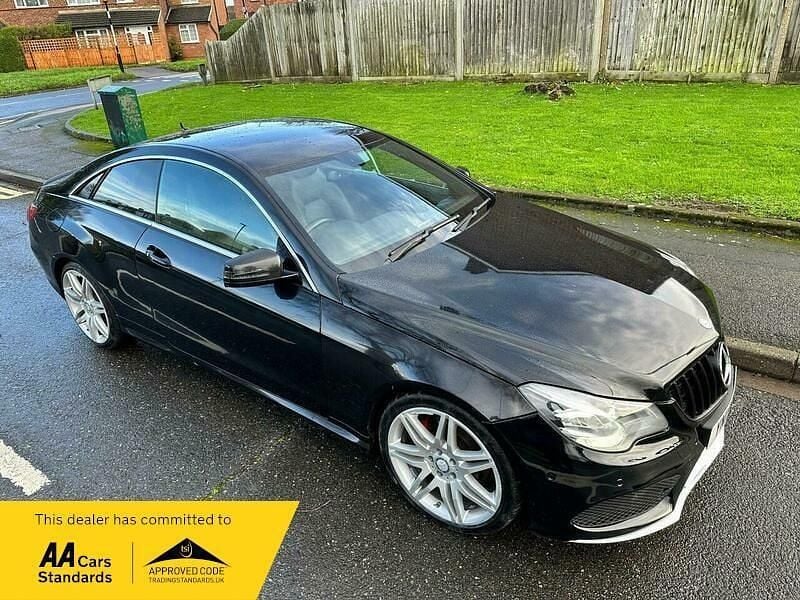 Used Mercedes E250 AMG line 2015 Black Coupe
