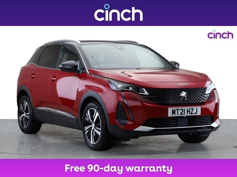 Red Used 2021 Peugeot 3008 GTi Hatchback | £16,649 (Fair price) - Image 1/3