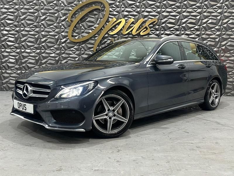 Grey Used 2015 Mercedes C220 AMG line Estate | £9,295 (Fair price) - Image 1/4
