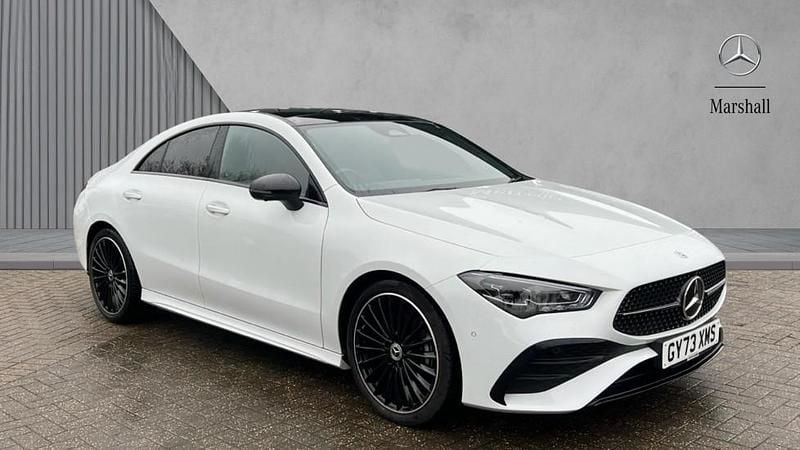 Used Mercedes CLA180 AMG Line Premium Plus 136 HP (100 kW) 2024 White Sedan