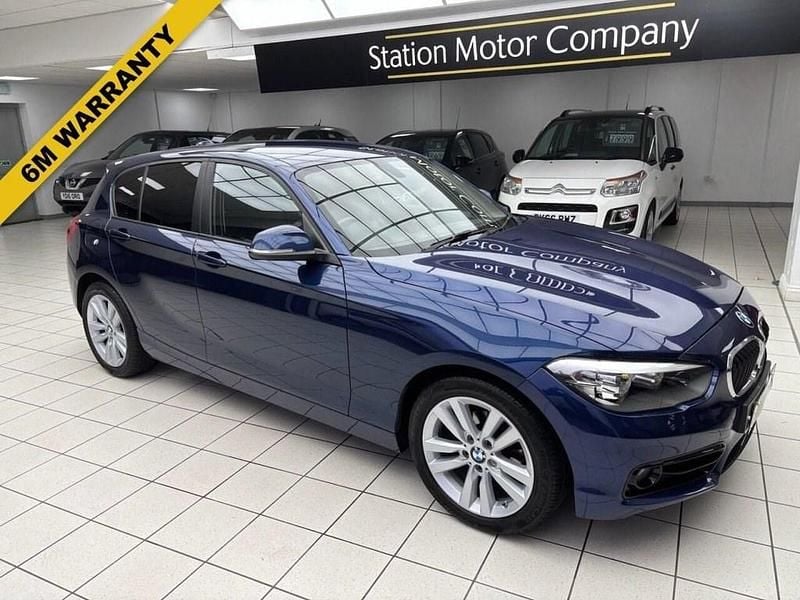 Used BMW 118 Sport Line 136 HP (100 kW) 2016 Blue Hatchback