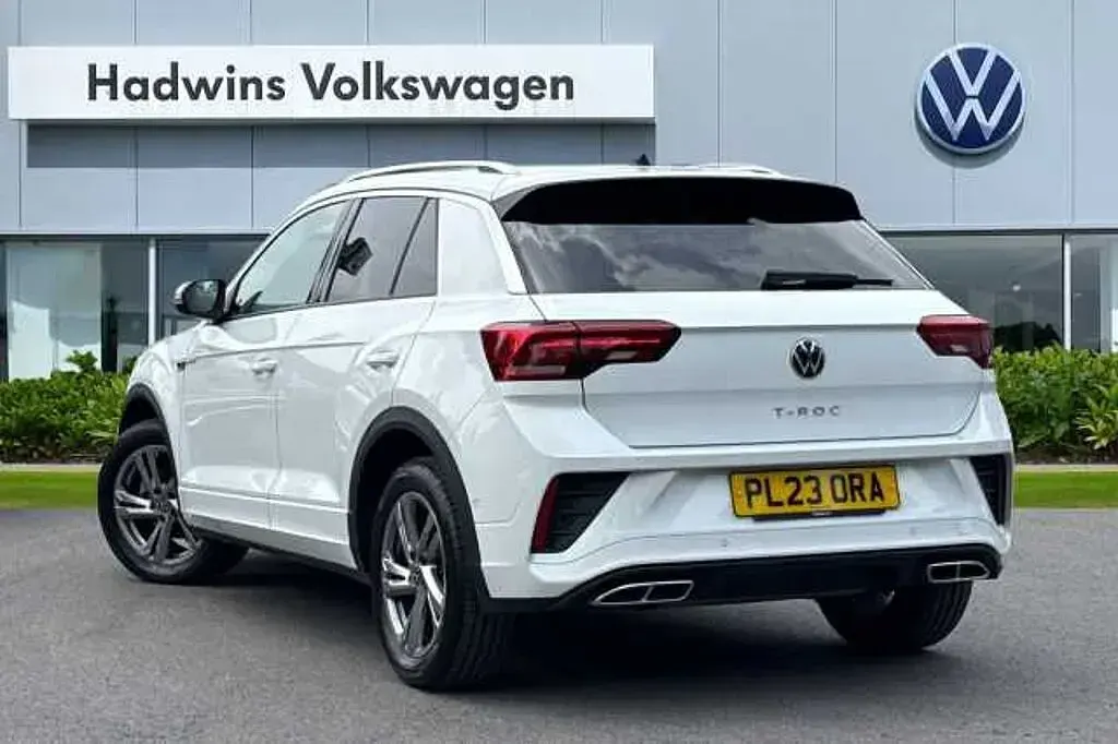 Used VW T-Roc R-line 150 HP (110 kW) 2023 White SUV
