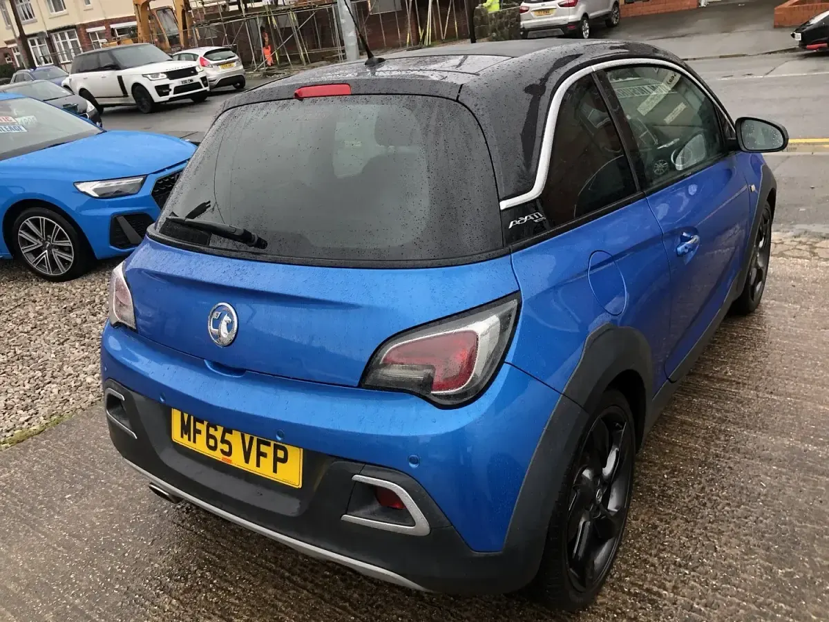 Used Vauxhall Adam Rocks 70 HP (51 kW) 2015 Blue Hatchback