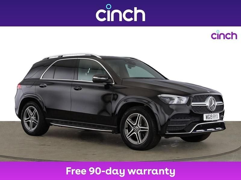 Black Used 2019 Mercedes GLE300 AMG line SUV | £32,799 (Fair price) - Image 1/3