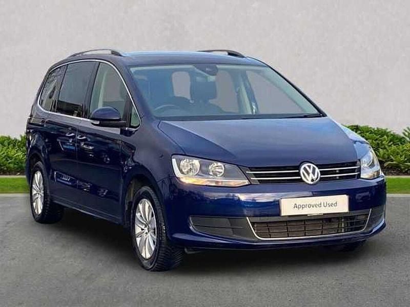 Blue Used 2020 VW Sharan SE MPV | £19,978 (Fair price) - Image 1/4