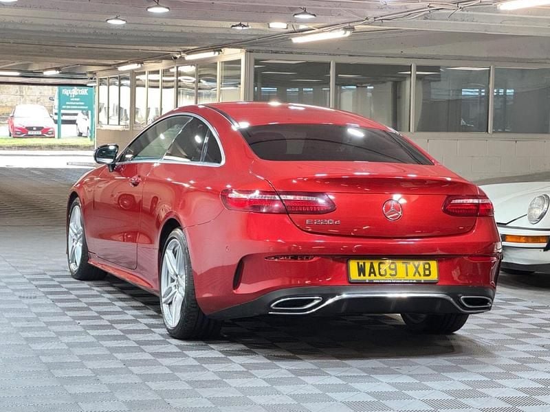 Used Mercedes E220 AMG line 2019 Red Coupe