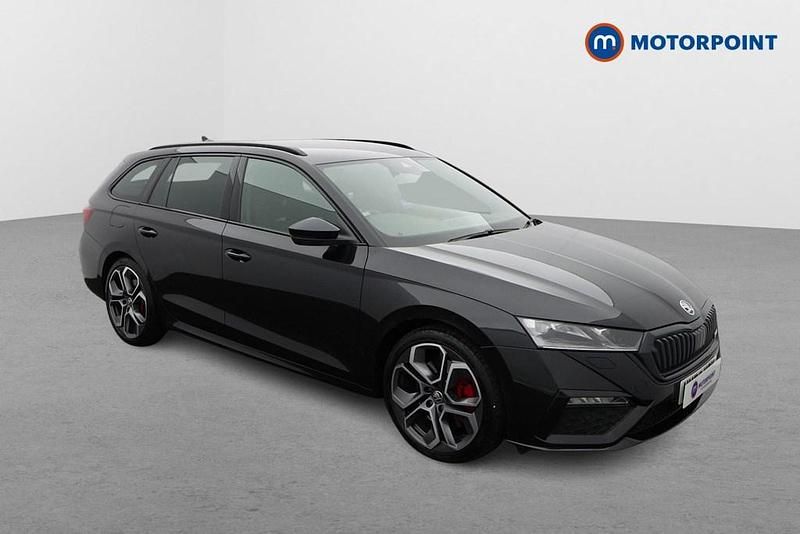 Used Skoda Octavia vRS 245 HP (180 kW) 2022 Black Estate