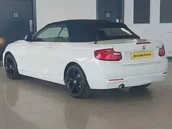 Used BMW 218 Performance 150 HP (110 kW) 2016 White Cabriolet