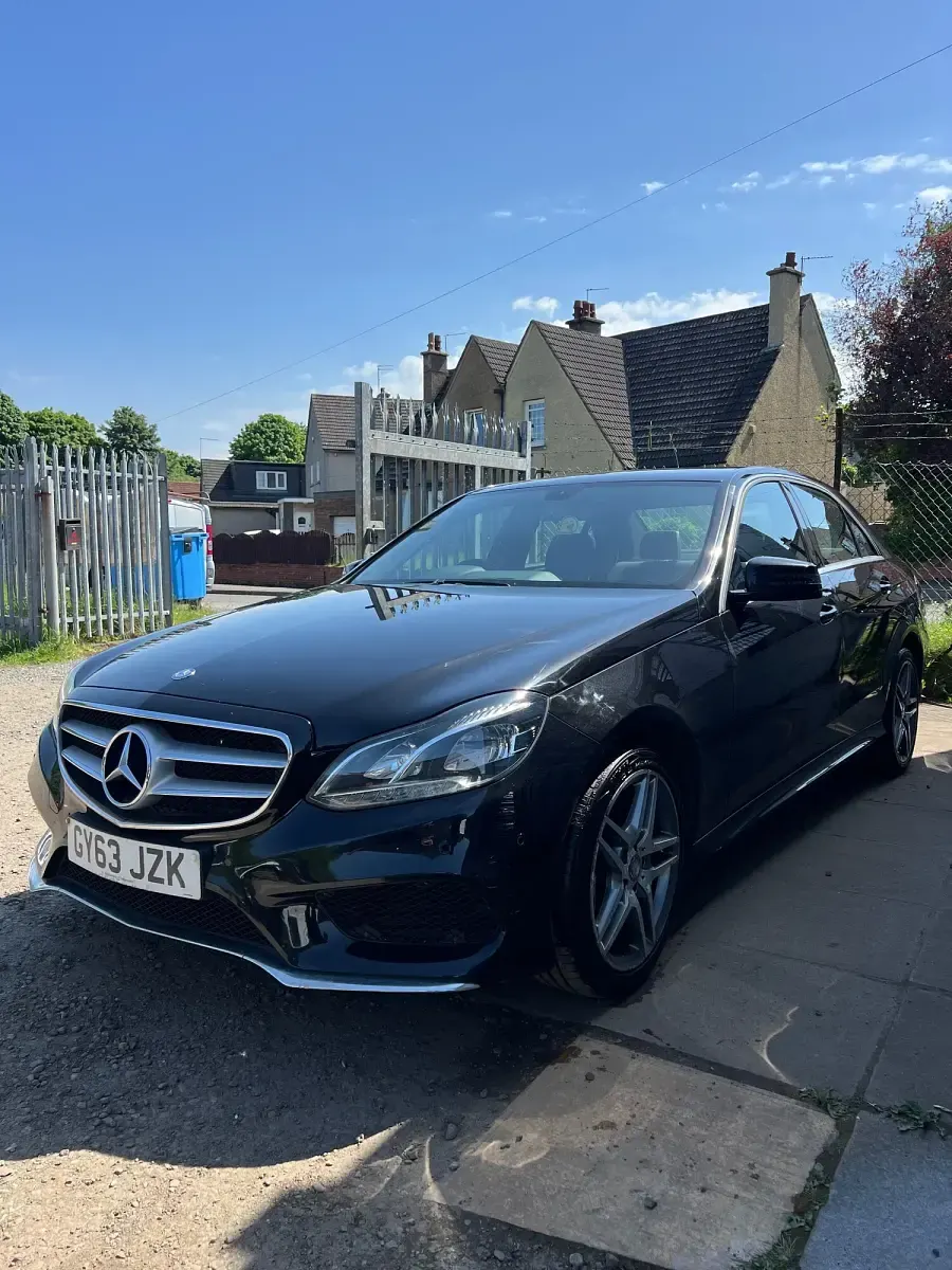 Used Mercedes E220 AMG 170 HP (125 kW) 2014 Black Sedan