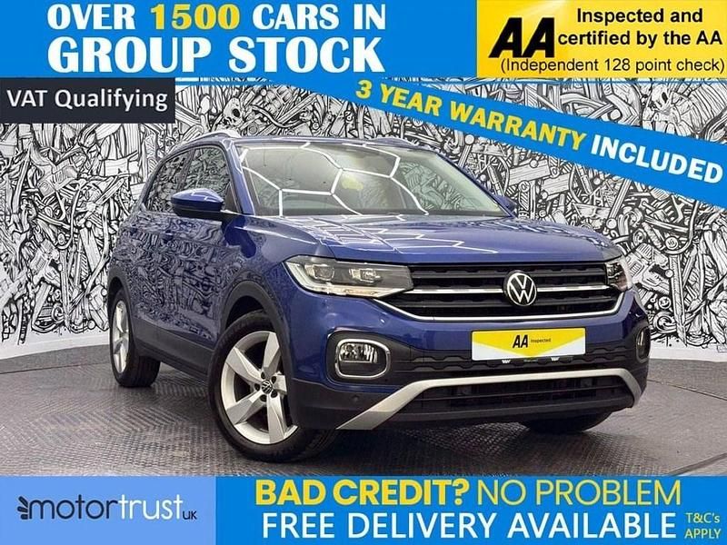 Used VW T-Cross SEL 110 HP (80 kW) 2020 Blue SUV