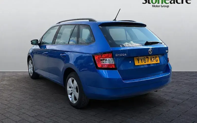 Used Skoda Fabia SE 95 HP (69 kW) 2021 Blue Hatchback