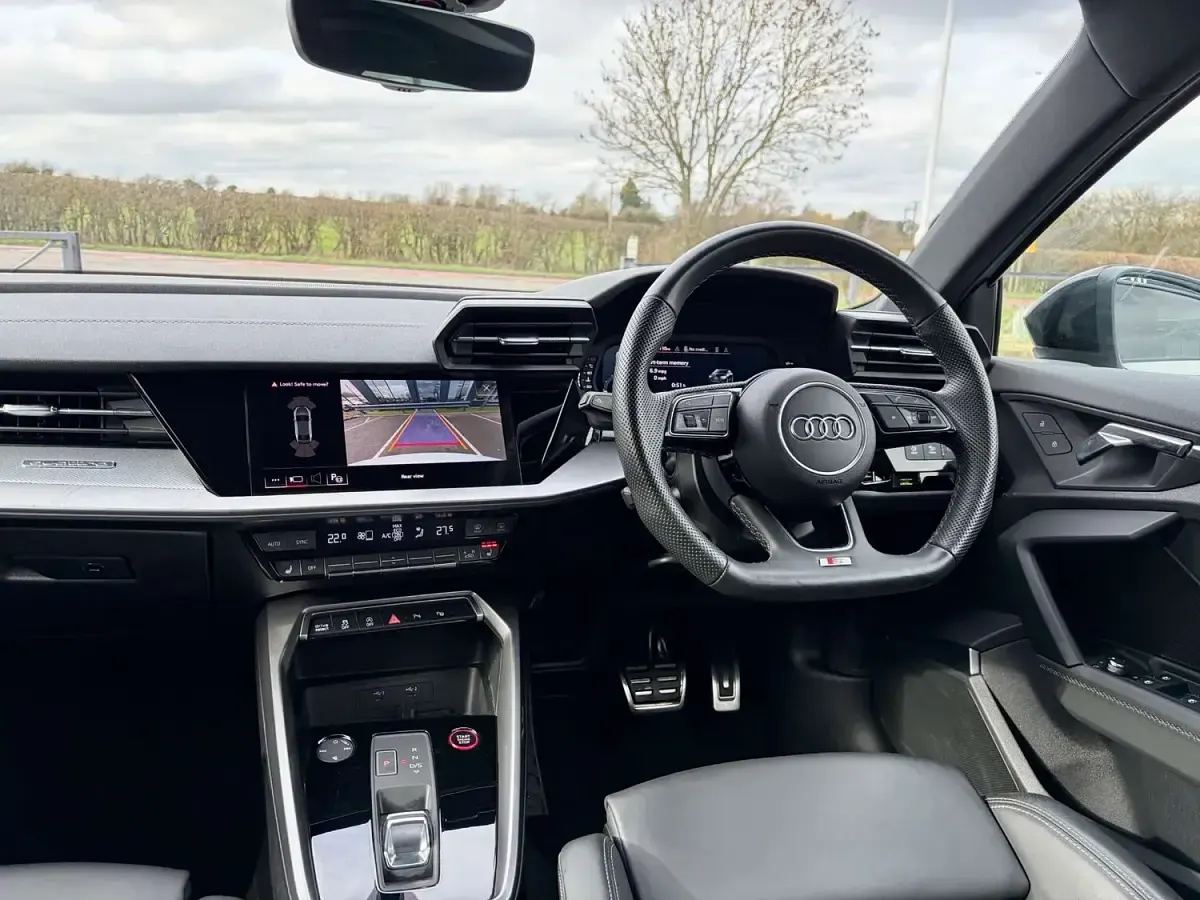 Used Audi S3 Black Edition 2024 White Sedan