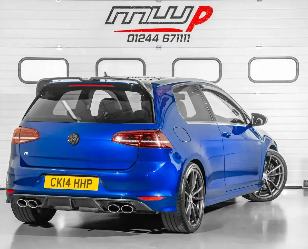 Used VW Golf VII R 450 HP (330 kW) 2014 Blue Hatchback