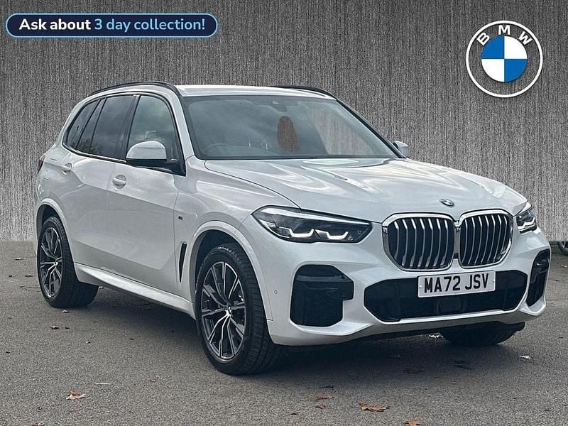 White Used 2022 BMW X5 M Sport SUV | £44,699 (Super price) - Image 1/4