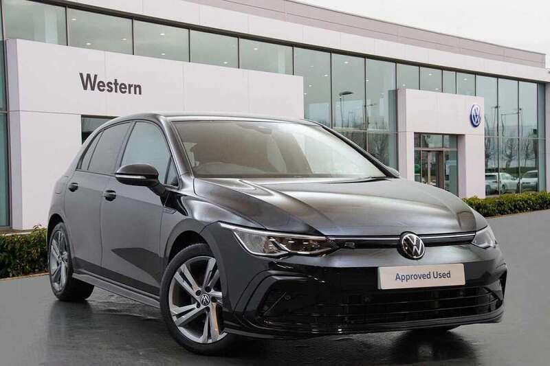 Black Used 2021 VW Golf VIII R-line Hatchback | £22,398 (Expensive) - Image 1/4