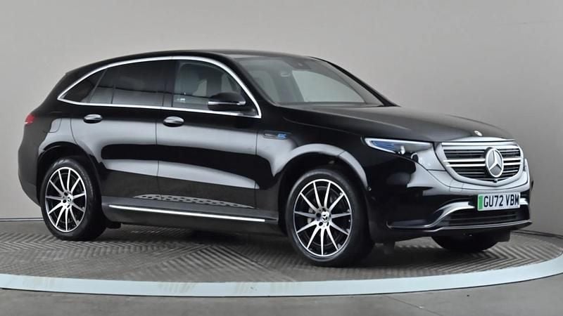 Black Used 2022 Mercedes EQC400 AMG line SUV | £26,998 (Fair price) - Image 1/3