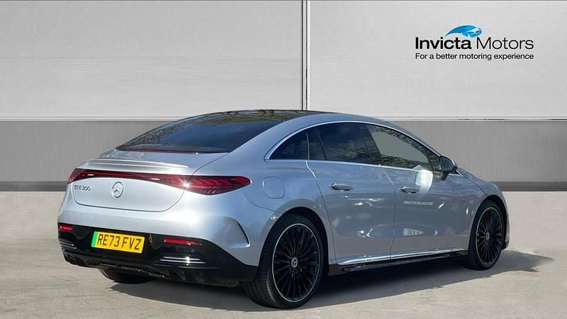 Used Mercedes EQE300 AMG Line Premium Plus 180 kW (245 HP) 2023 Silver Sedan