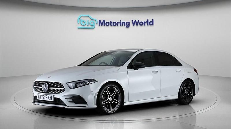 Used Mercedes A200 AMG line 163 HP (119 kW) 2022 White Sedan