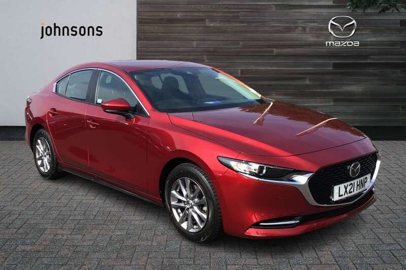 Red Used 2021 Mazda 3 Sedan | £14,990 (Super price) - Image 1/4