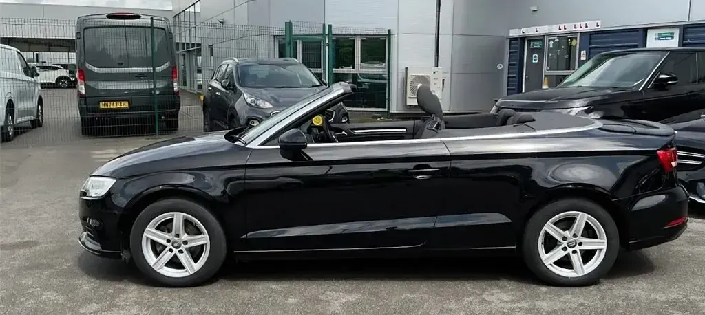 Used Audi A3 Cabriolet Design 110 HP (80 kW) 2017 Black Cabriolet