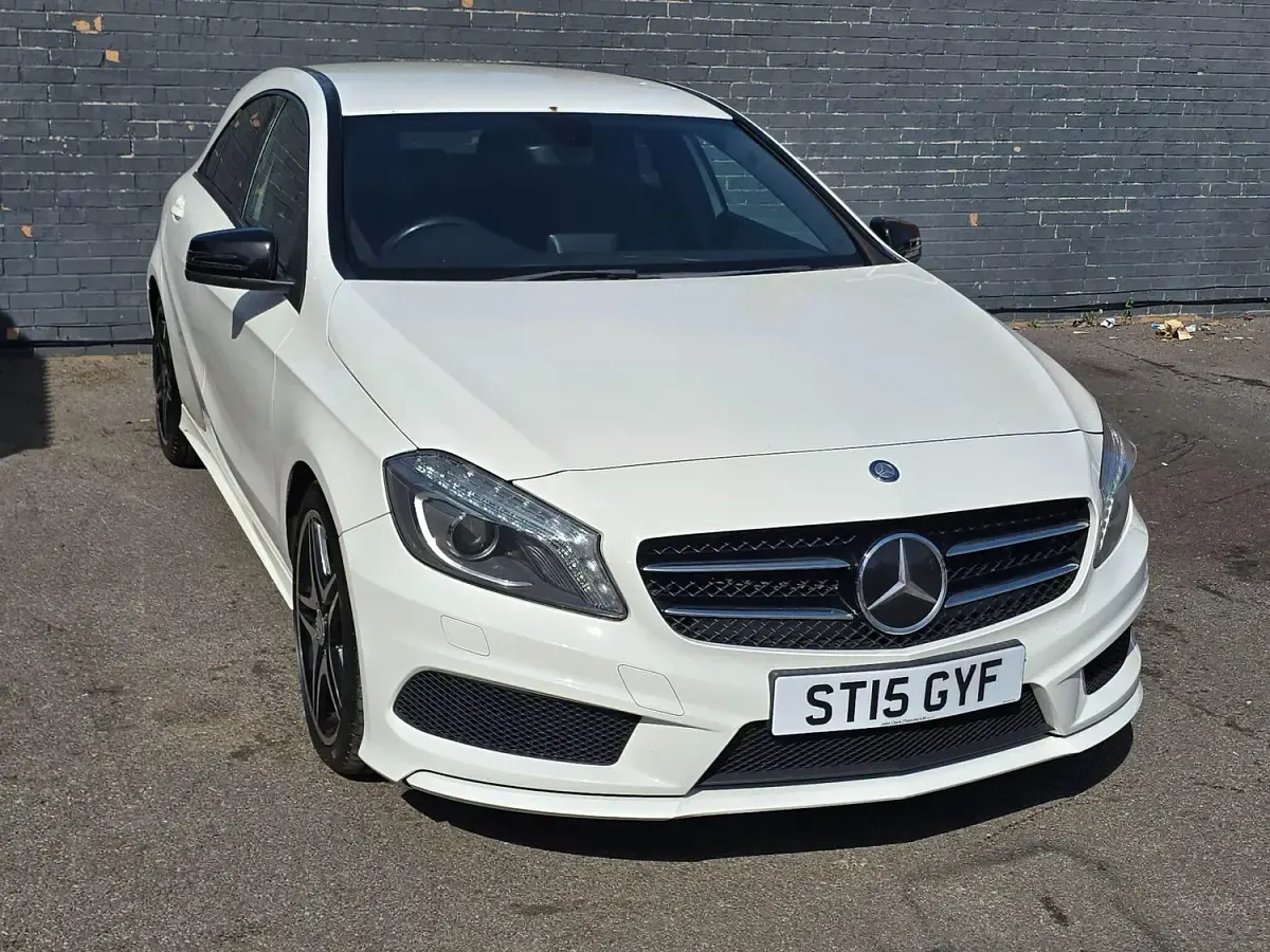 Used Mercedes A220 AMG 170 HP (125 kW) 2015 White Hatchback