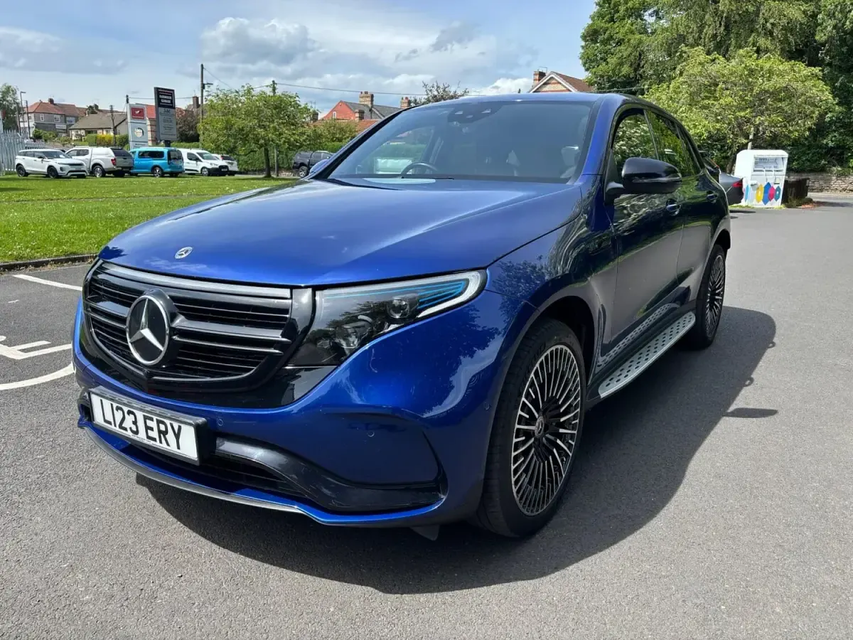 Used Mercedes EQC400 AMG Line Premium 300 kW (408 HP) 2021 Blue SUV