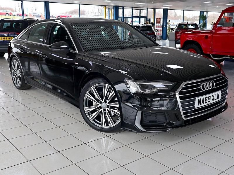 Used Audi A6 S-Line 204 HP (150 kW) 2019 Black Sedan