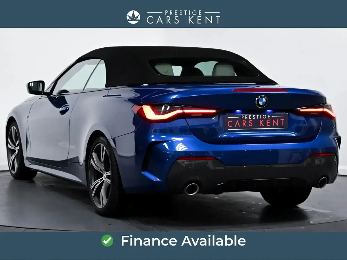 Used BMW 420 M Sport 181 HP (133 kW) 2021 Blue Cabriolet