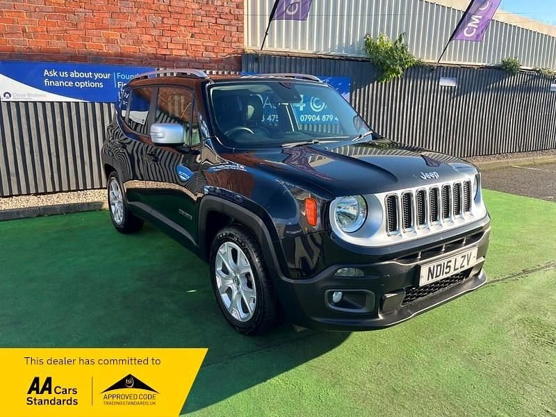 Black Used 2015 Jeep Renegade Limited SUV | £7,495 (Fair price) - Image 1/2