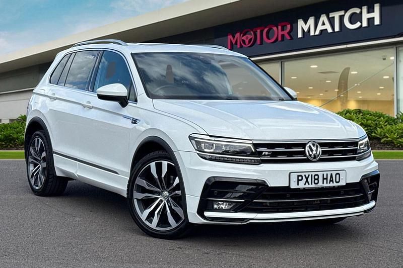 White Used 2018 VW Tiguan R-line SUV | £20,000 (Fair price) - Image 1/4