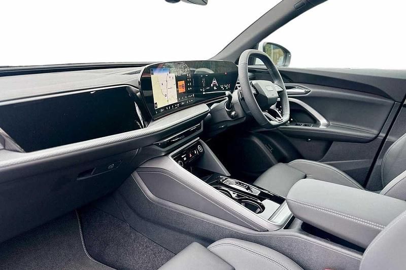 New Audi Q5 S-Line 2026 Glacier white, metallic SUV