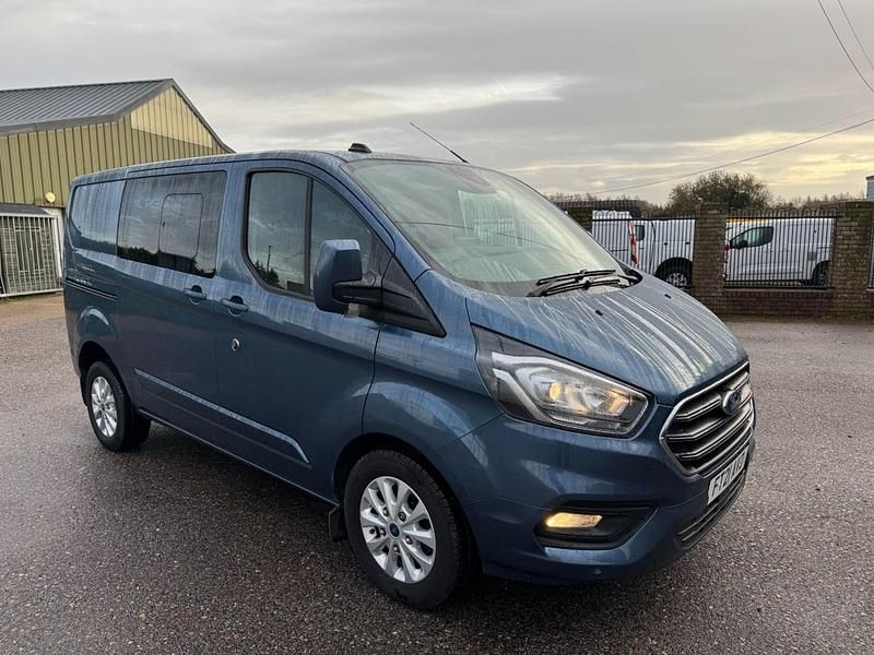 Blue Used 2021 Ford Transit Custom Limited Van | £15,995 (Super price) - Image 1/4