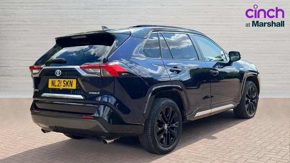 Used Toyota RAV4 Hybrid 218 HP (160 kW) 2021 Blue/black SUV