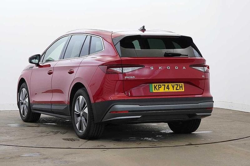 Used Skoda Enyaq iV 154 kW (210 HP) 2024 Velvet red metallic SUV