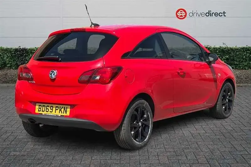 Used Vauxhall Corsa 75 HP (55 kW) 2019 Red Hatchback