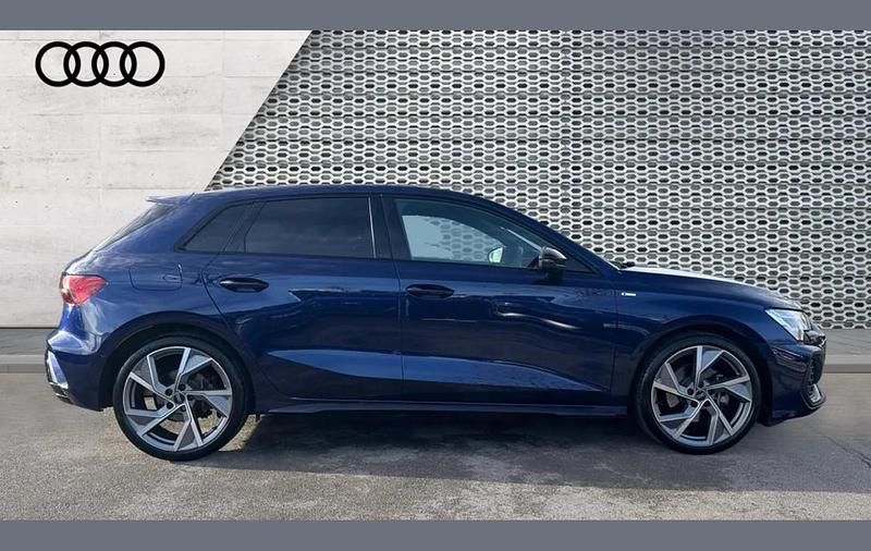 Used Audi A3 Black Edition 147 HP (108 kW) 2025 Blue Hatchback