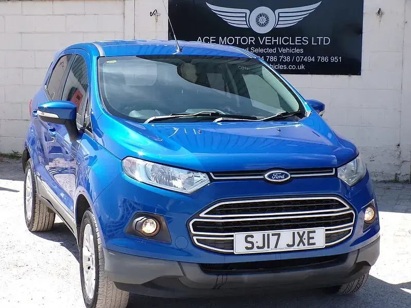 Used Ford Ecosport Zetec 95 HP (69 kW) 2017 Blue SUV