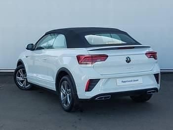 New VW T-Roc Cabriolet R-line 150 HP (110 kW) 2025 White Cabriolet
