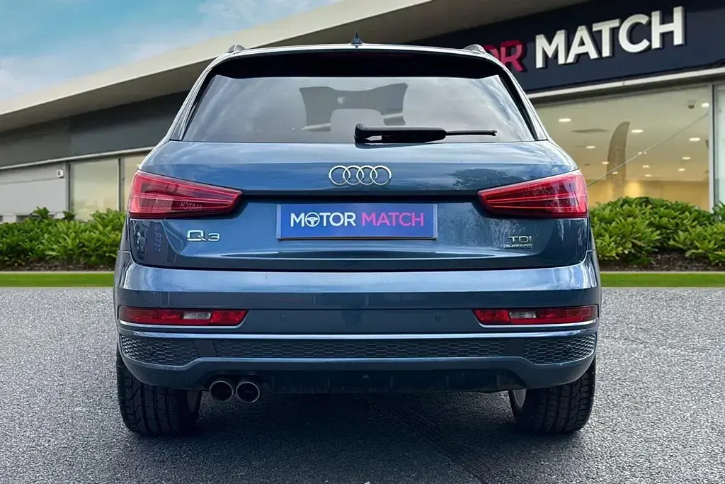 Begagnad Audi Q3 S-line plus 2016 Blå SUV