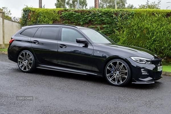 Black Used 2020 BMW 320 M Sport Estate | £18,950 (A bit pricey) - Image 1/3