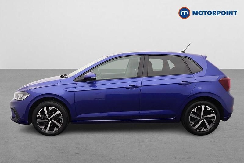 Used VW Polo Match 95 HP (69 kW) 2024 Blue Hatchback