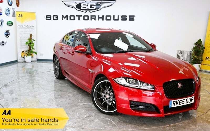 Red Used 2015 Jaguar XF R-Sport Sedan | £10,495 (A bit pricey) - Image 1/4