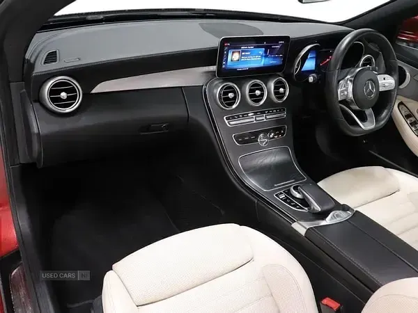 Used Mercedes C200 AMG line 2019 Red Cabriolet