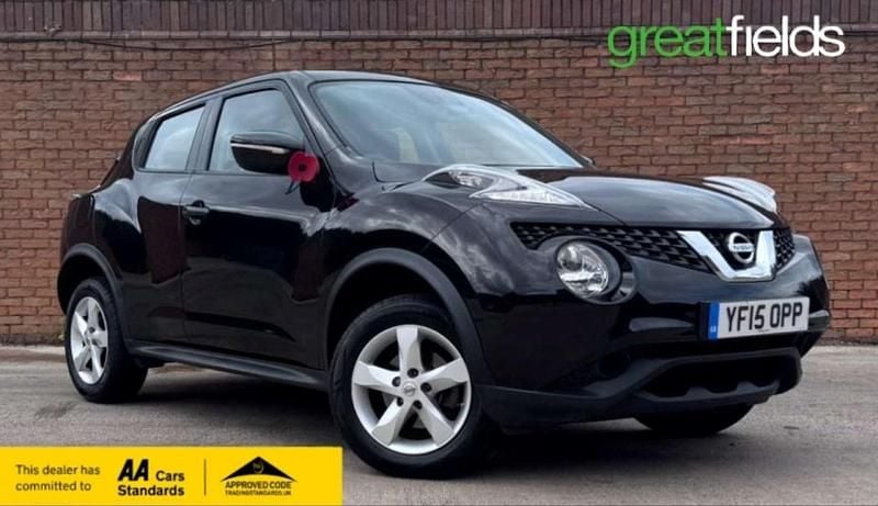 Black Used 2015 Nissan Juke Visia SUV | £3,995 (Fair price) - Image 1/4