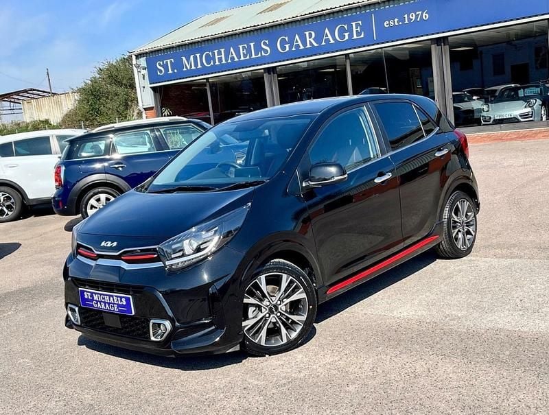 Black Used 2022 Kia Picanto GT-Line S Hatchback | £13,995 (Expensive) - Image 1/4